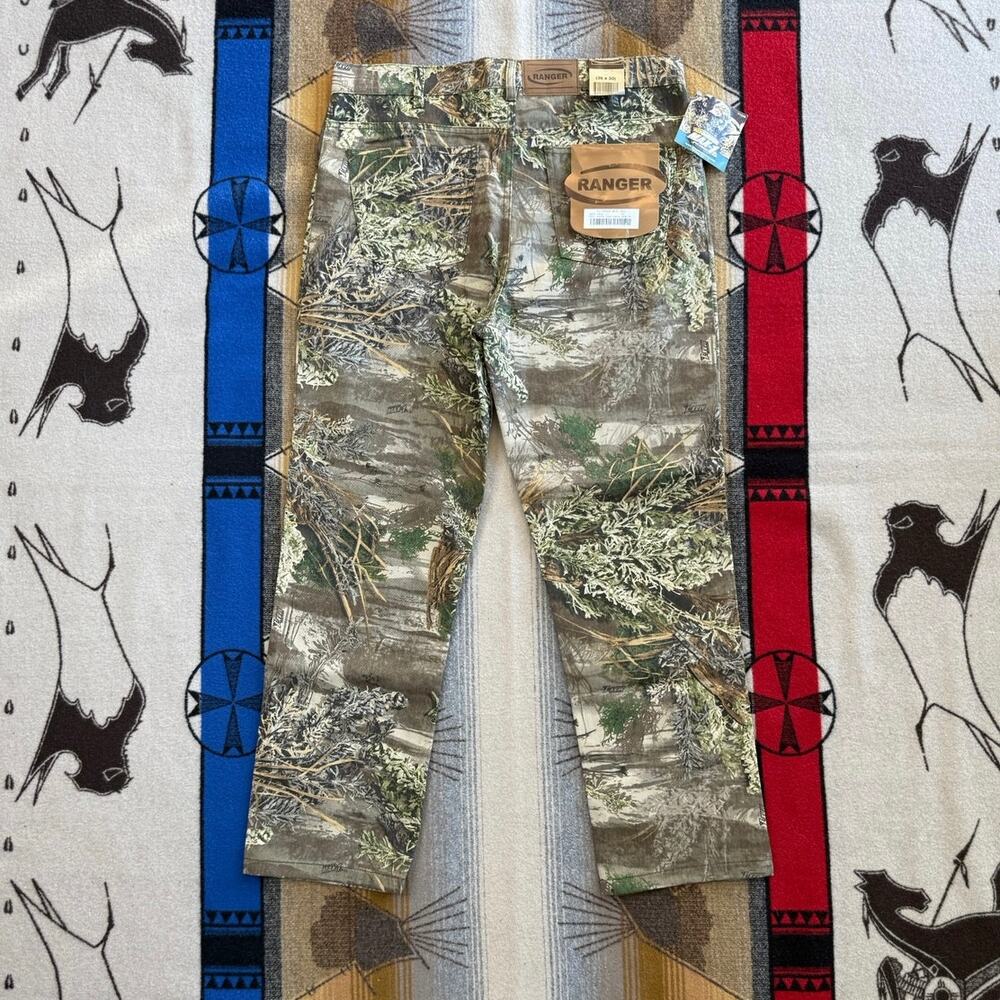 Vintage Y2K Ranger Advantage Max-1 Camo Camouflage Jeans Pants 36x30 Brand New!